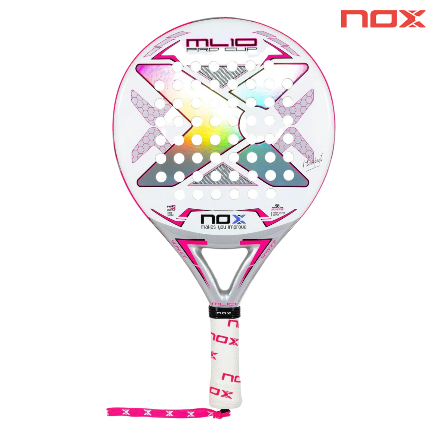 Nox ML10 Pro Cup Silver | Padel Racket Rackets Nox   