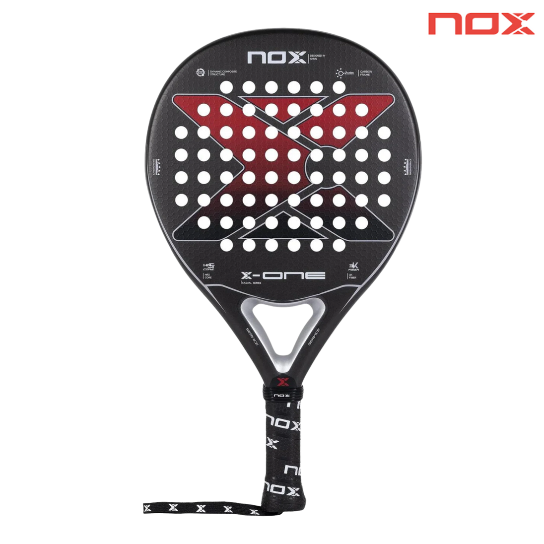 Nox X-One Evo Red | Padel Racket Rackets Nox   