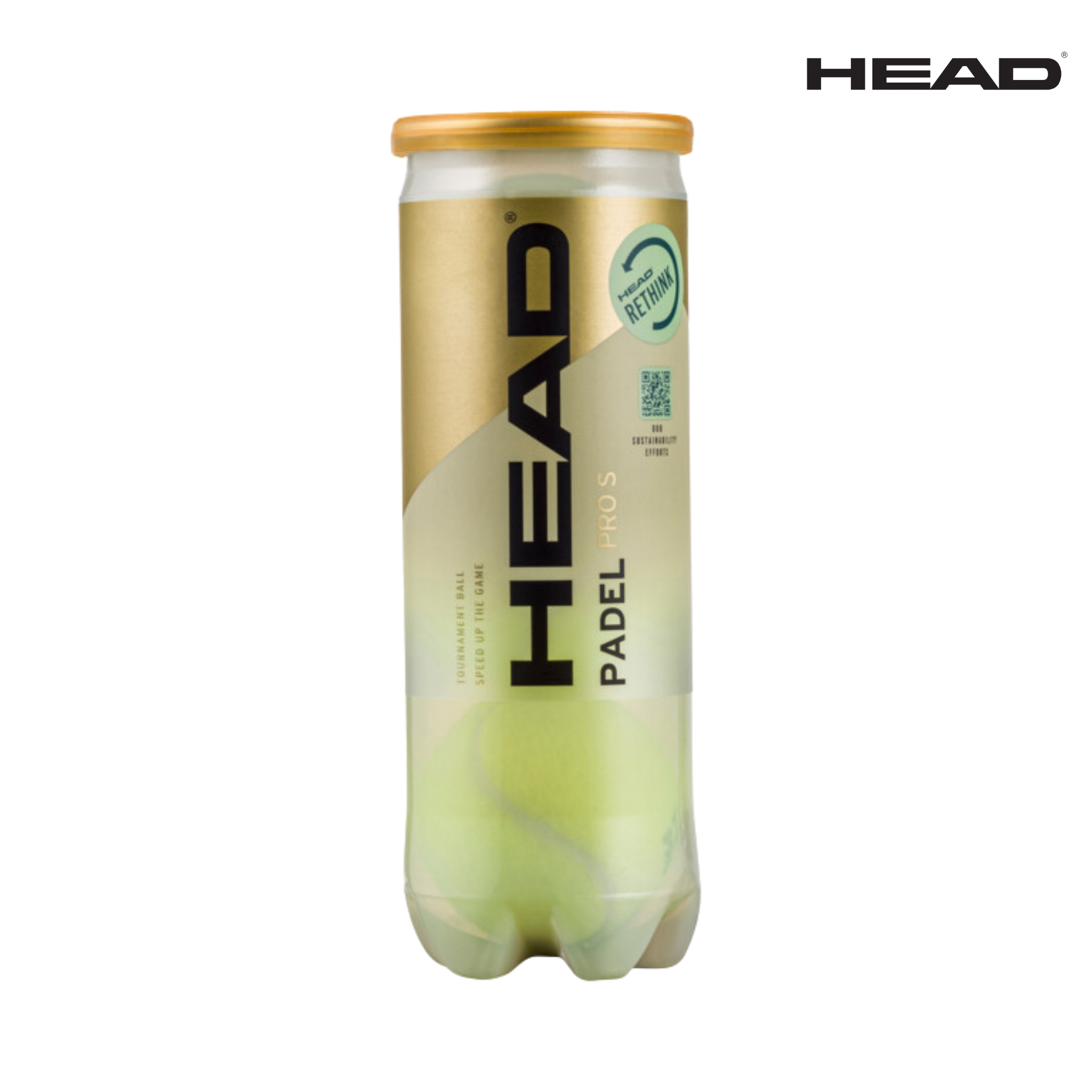 HEAD Padel Pro S 3-BAL TUBE | Padel Balls balls Head   