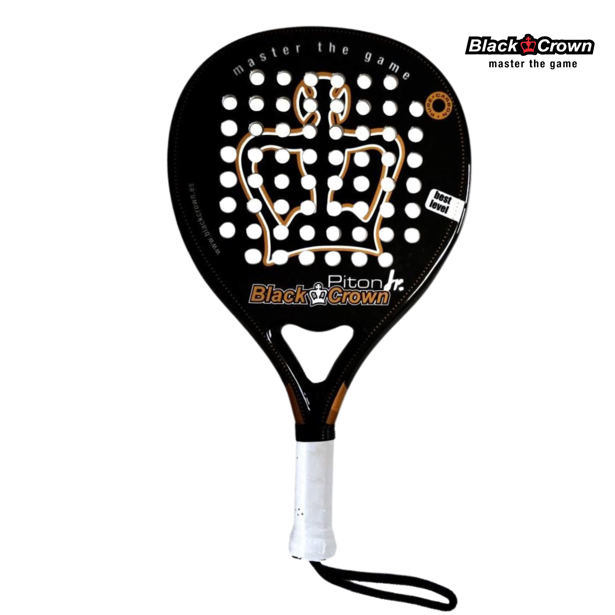 Black Crown Piton Junior | Padel Racket Rackets Black Crown   